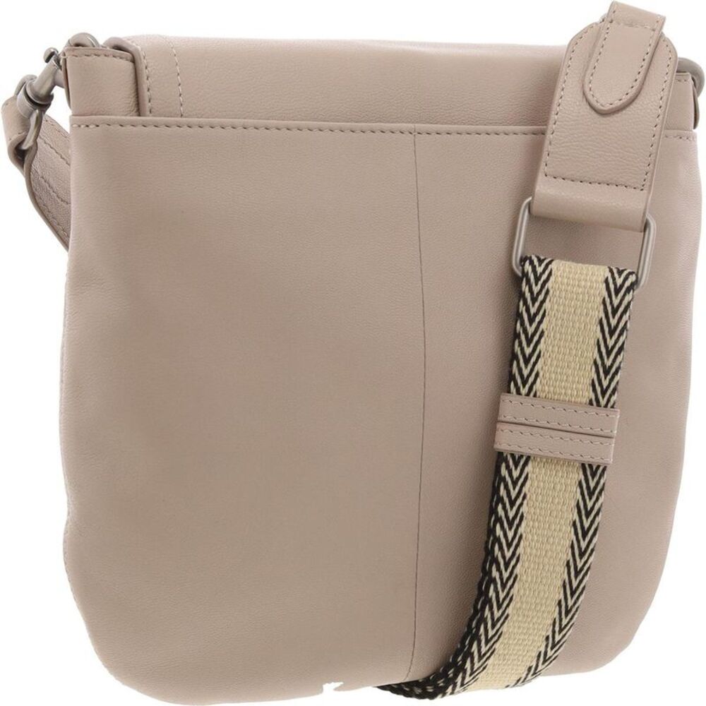 Lucky Brand Womens Rori Beige Embossed Leather Crossbody Handbag NWT - Picture 3 of 3